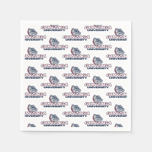 Gonzaga University Bulldogs Logo Napkins (Front)