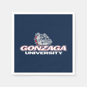 Gonzaga University Bulldogs Logo Napkins