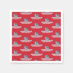 Gonzaga University Bulldogs Logo Napkins