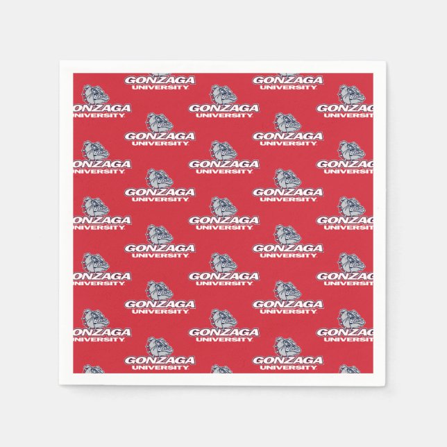 Gonzaga University Bulldogs Logo Napkins (Front)