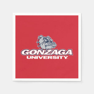Gonzaga University Bulldogs Logo Napkins