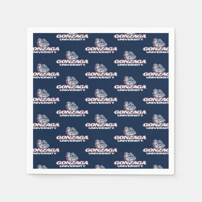 Gonzaga University Bulldogs Logo Napkins (Front)