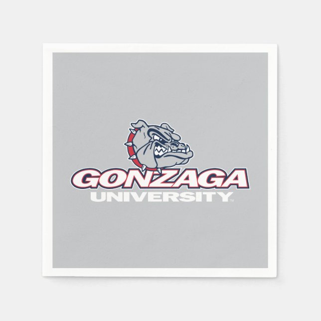 Gonzaga University Bulldogs Logo Napkins (Front)
