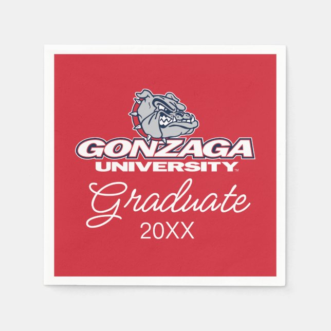 Gonzaga University Bulldogs Logo Napkins (Front)