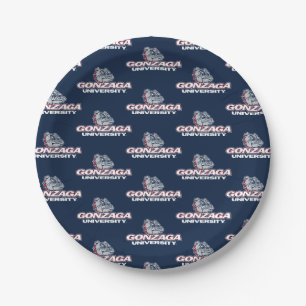 Gonzaga University Bulldogs Logo Paper Plates