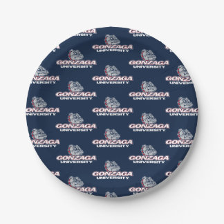 Gonzaga University Bulldogs Logo Paper Plates