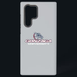 Gonzaga University Bulldogs Logo Samsung Galaxy S22 Ultra Case<br><div class="desc">The Gonzaga University logo prominently features their fierce and determined bulldog mascot. The bulldog's expression is intense and aggressive, wearing a spiked collar, symbolizing strength and resilience. The mascot is placed above the bold Gonzaga text, written in red outlined by blue, followed by "University" in strong blue block letters underneath....</div>