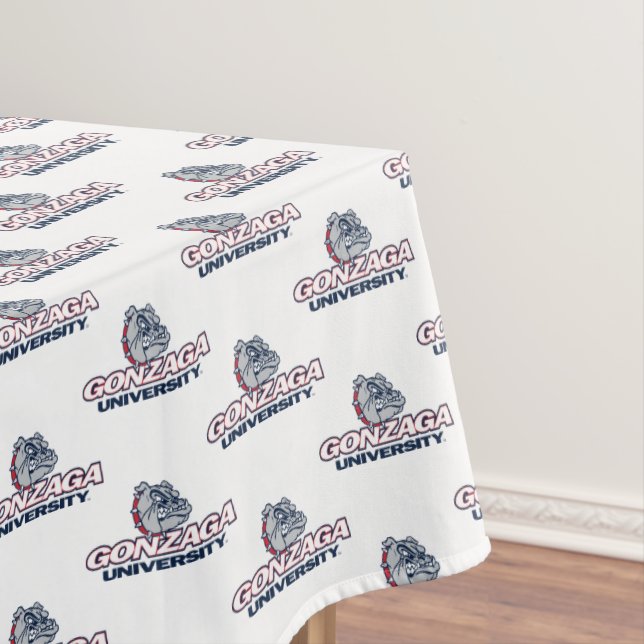 Gonzaga University Bulldogs Logo Tablecloth (In Situ)