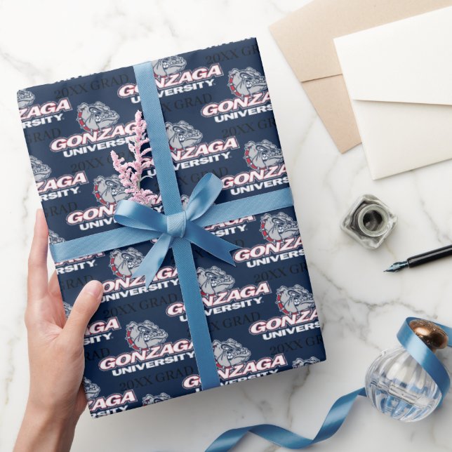 Gonzaga University Bulldogs Logo Wrapping Paper (Gifting)