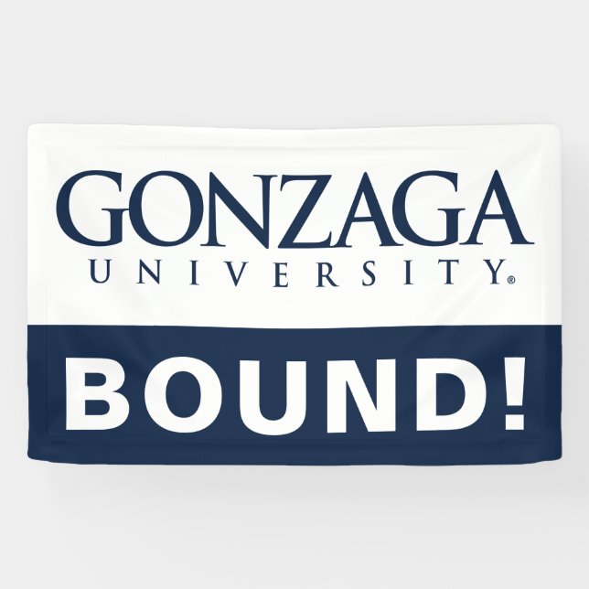 Gonzaga University Classic Logo Banner (Horizontal)