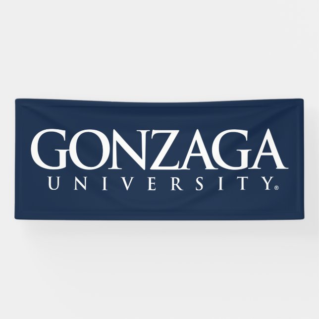 Gonzaga University Classic Logo Banner (Horizontal)