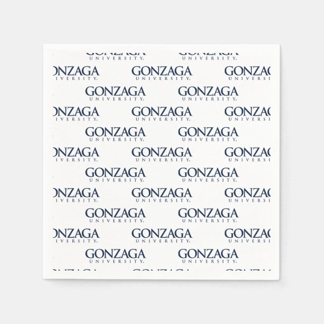 Gonzaga University Classic Logo Napkins (Front)