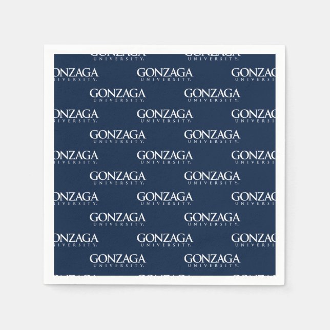 Gonzaga University Classic Logo Napkins (Front)