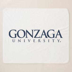 Gonzaga University Classic Logo Sherpa Blanket