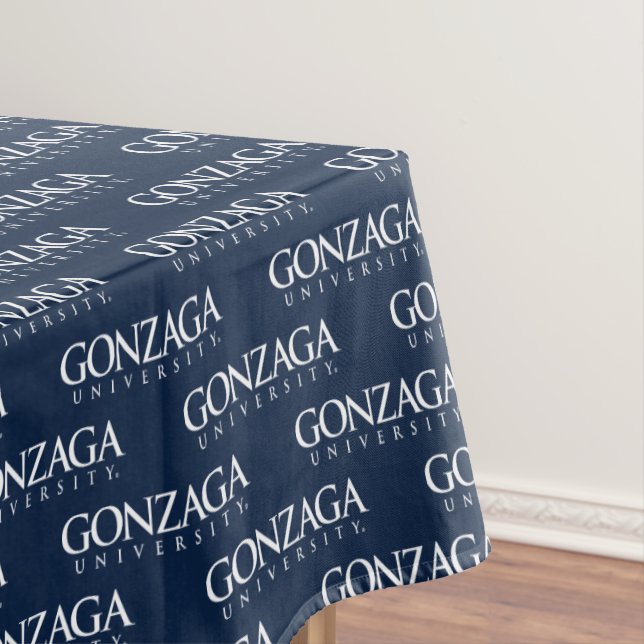 Gonzaga University Classic Logo Tablecloth (In Situ)