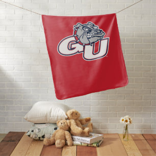 Gonzaga University GU Bulldogs Logo Baby Blanket