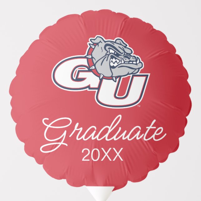 Gonzaga University GU Bulldogs Logo Balloon (Front)