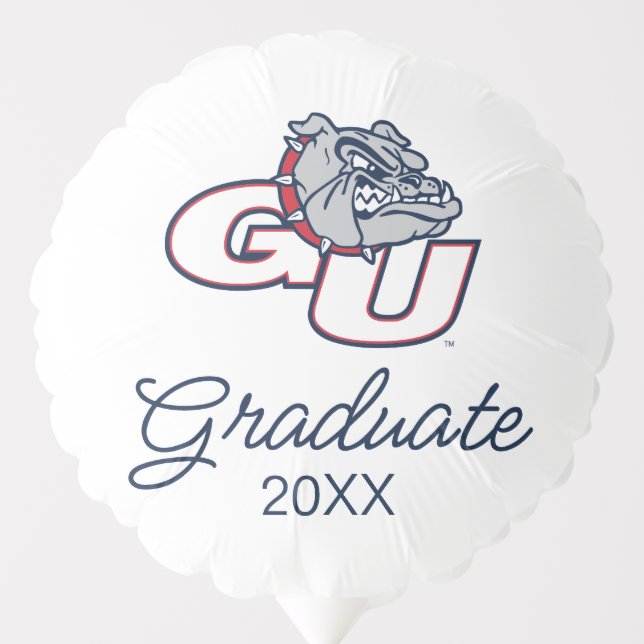 Gonzaga University GU Bulldogs Logo Balloon (Front)