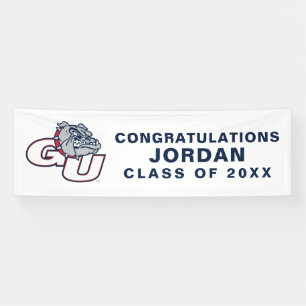 Gonzaga University GU Bulldogs Logo Banner