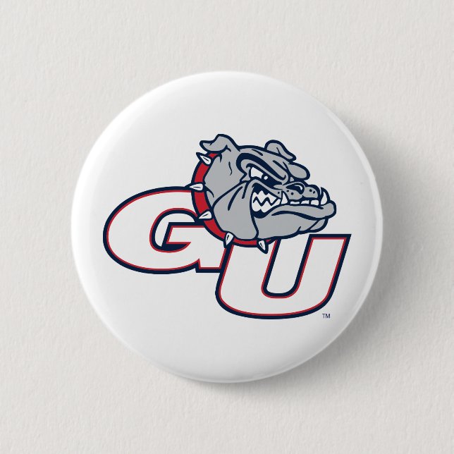 Gonzaga University GU Bulldogs Logo Button (Front)