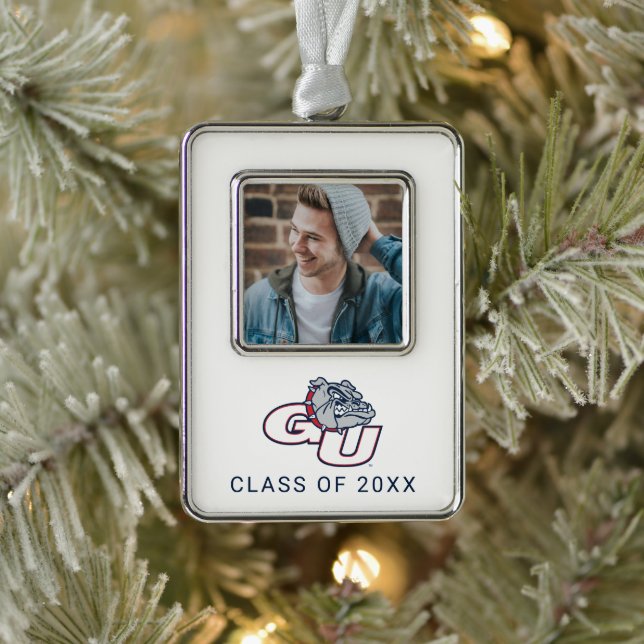 Gonzaga University GU Bulldogs Logo Christmas Ornament (Tree)