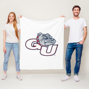 Gonzaga University GU Bulldogs Logo Fleece Blanket
