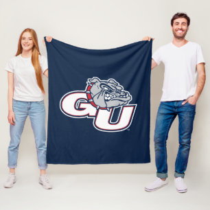 Gonzaga University GU Bulldogs Logo Fleece Blanket