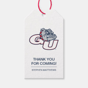 Gonzaga University GU Bulldogs Logo Gift Tags