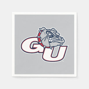 Gonzaga University GU Bulldogs Logo Napkins