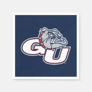 Gonzaga University GU Bulldogs Logo Napkins