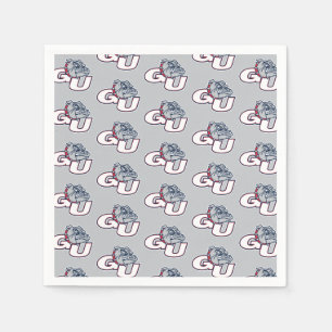 Gonzaga University GU Bulldogs Logo Napkins