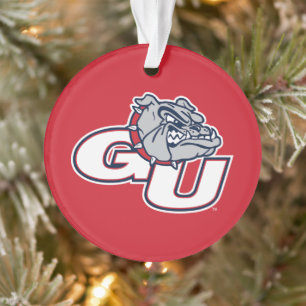 Gonzaga University GU Bulldogs Logo Ornament