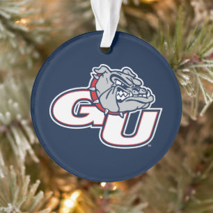 Gonzaga University GU Bulldogs Logo Ornament