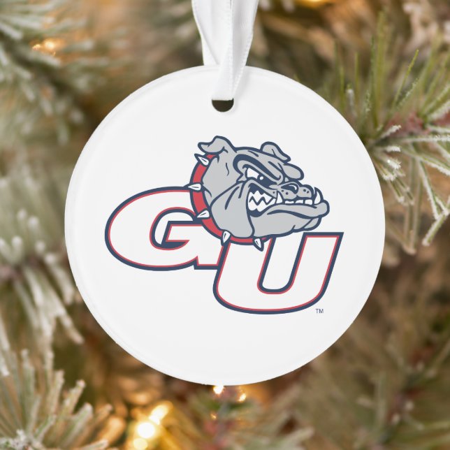 Gonzaga University GU Bulldogs Logo Ornament (Tree)