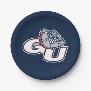 Gonzaga University GU Bulldogs Logo Paper Plates
