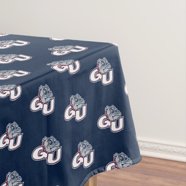 Gonzaga University GU Bulldogs Logo Tablecloth (In Situ)