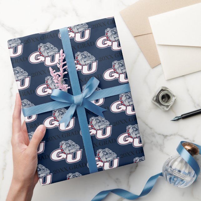 Gonzaga University GU Bulldogs Logo Wrapping Paper (Gifting)