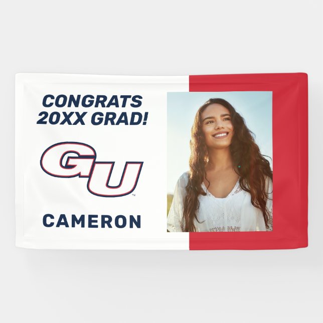 Gonzaga University GU Logo Banner (Horizontal)