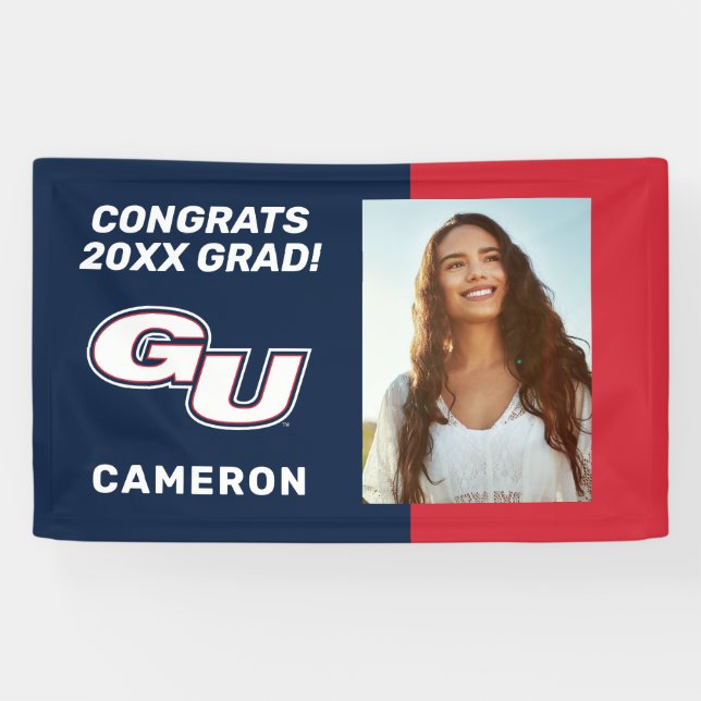Gonzaga University GU Logo Banner (Horizontal)