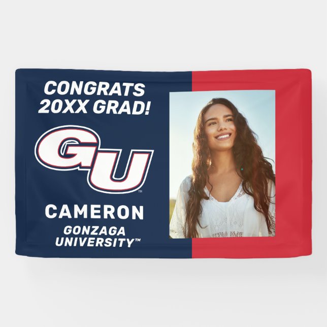 Gonzaga University GU Logo Banner (Horizontal)