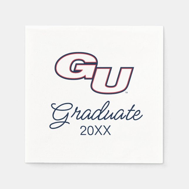 Gonzaga University GU Logo Napkins (Front)