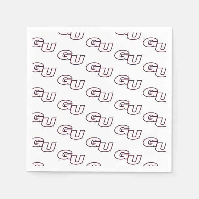 Gonzaga University GU Logo Napkins (Front)