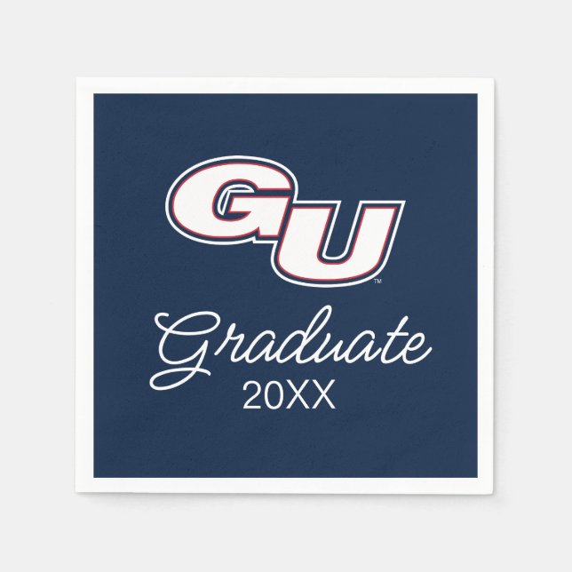 Gonzaga University GU Logo Napkins (Front)