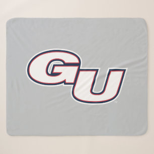 Gonzaga University GU Logo Sherpa Blanket