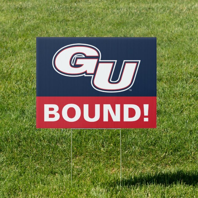 Gonzaga University GU Logo Sign (Insitu)