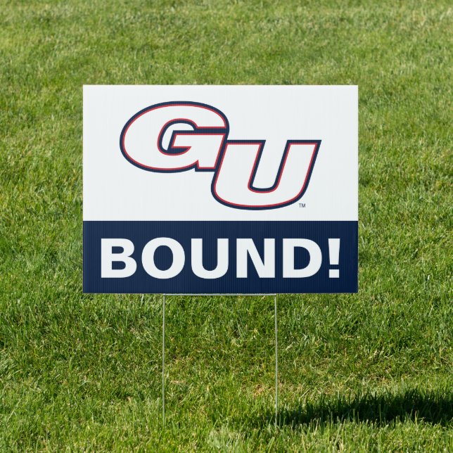 Gonzaga University GU Logo Sign (Insitu)