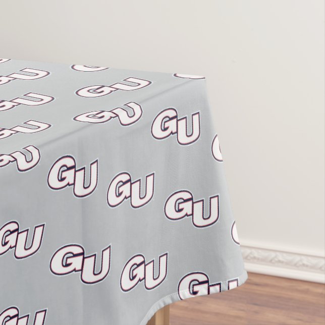 Gonzaga University GU Logo Tablecloth (In Situ)