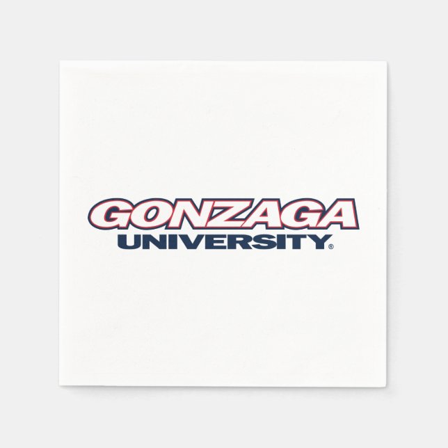 Gonzaga University Logo Napkins (Front)