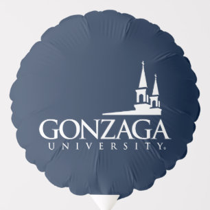 Gonzaga University Logo with Church Steeples Balloon