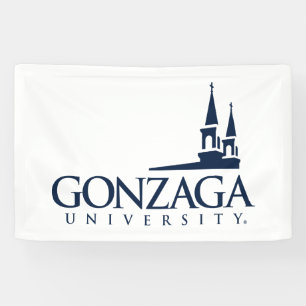 Gonzaga University Logo with Church Steeples Banner